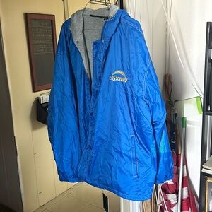 Los Angeles Chargers rain jacket